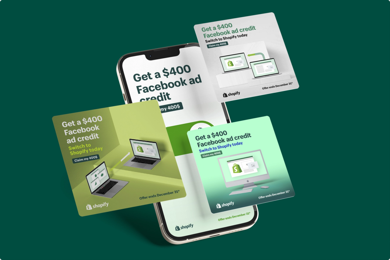 Shopify Ad creative