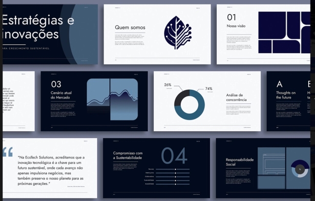 Corporate Presentation deck idea example