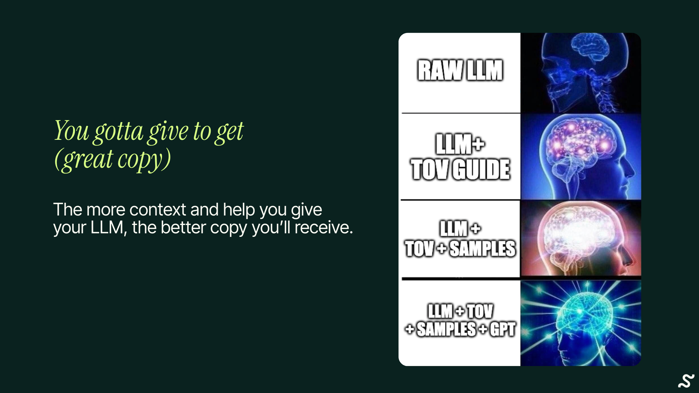 Copy writing example