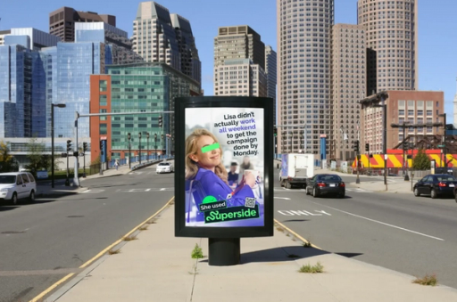 Superside's OOH campaign