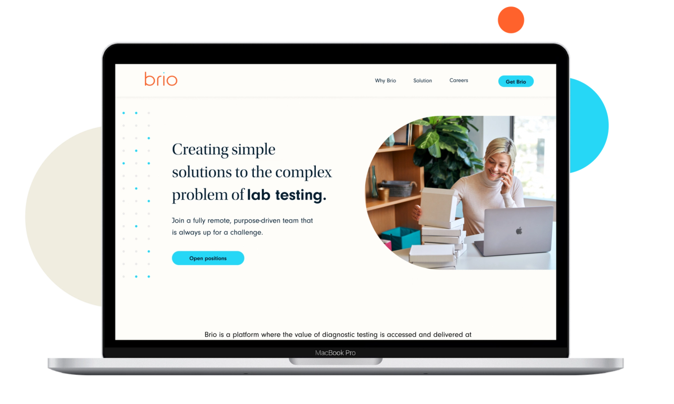 Brio's branding by Superside