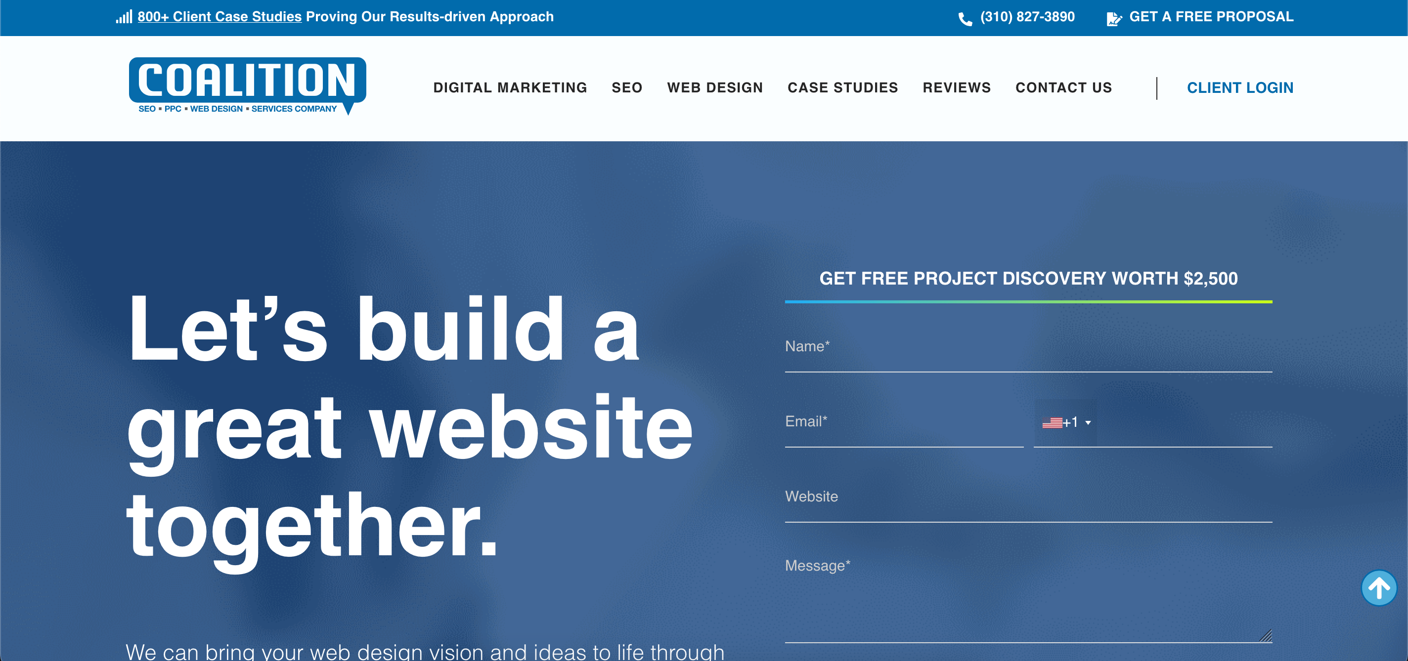 Coalition Technologies website