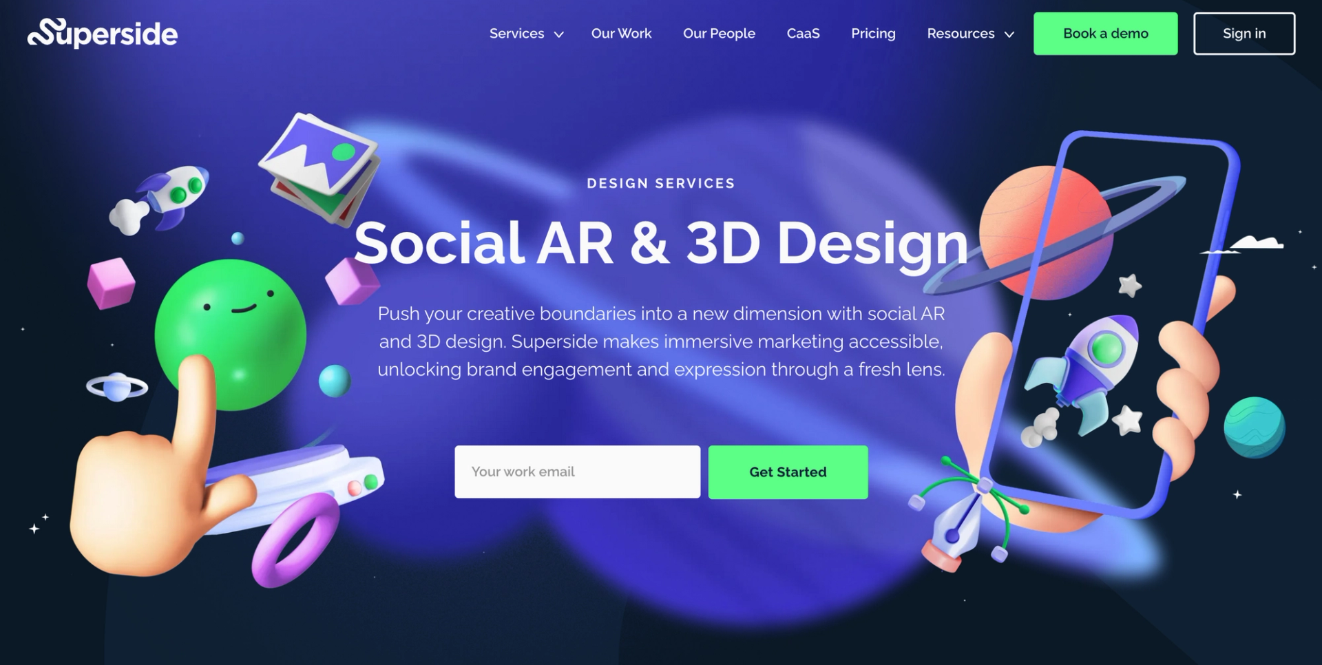 Superside Design Services: Social AR & 3D Design