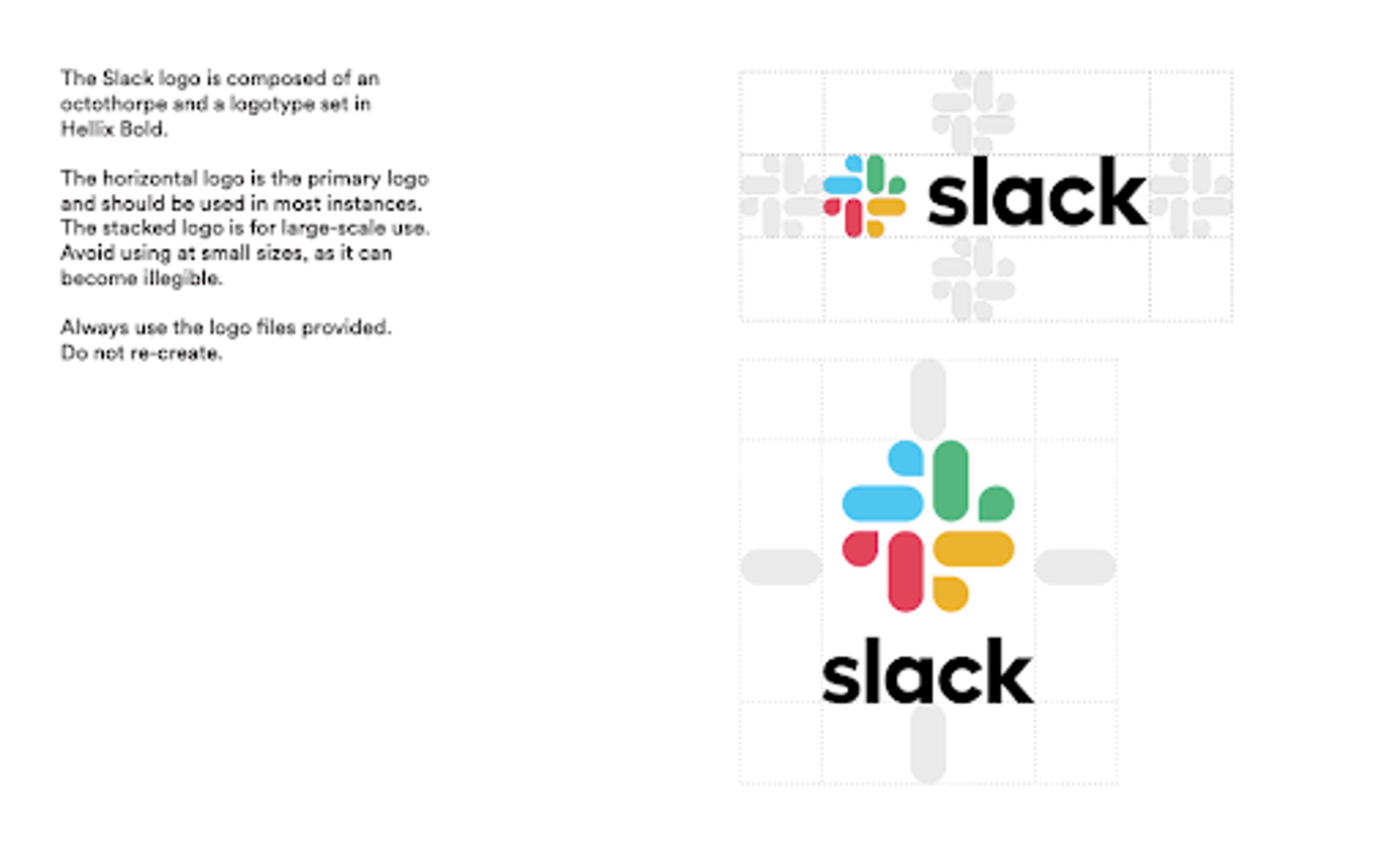 The cover page of Slack's brand guidelines
