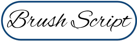 Script font