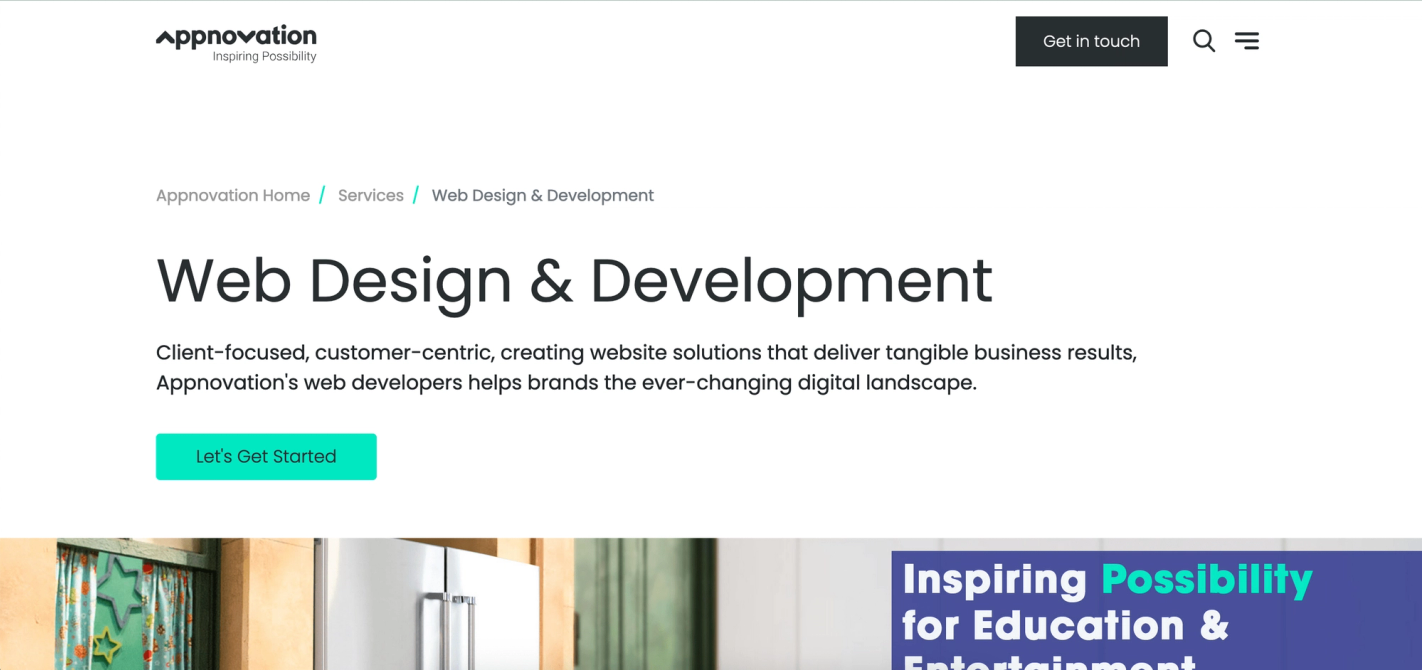 Appnovation website