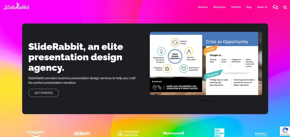 SlideRabbit website