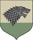 Words – “Winter is Coming”
Sigil – Direwolf
Ancestral Seat – Winterfell
Ancestral Lands – The North