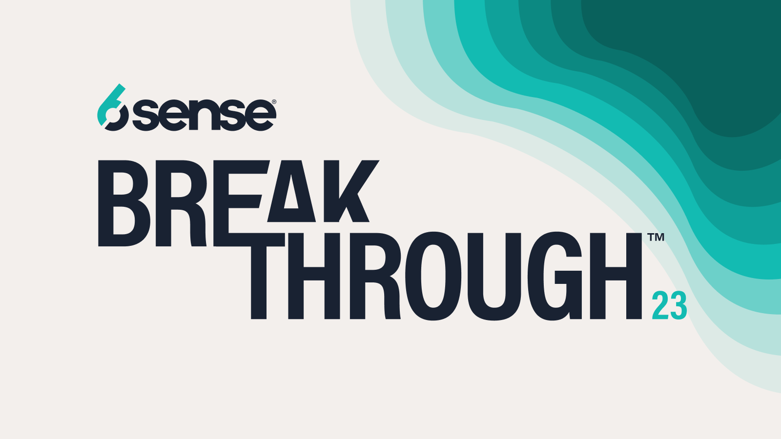 6Sense Breakthrough event with design by Superside