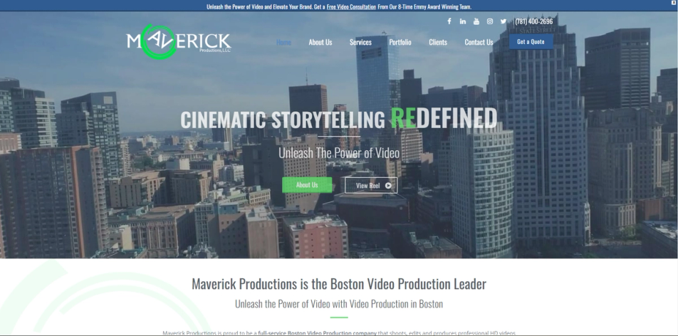 Maverick Productions website