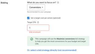 Maximize Bidding for Conversions