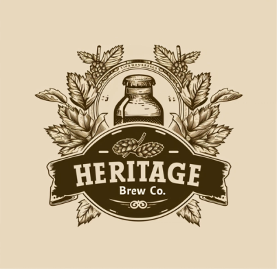 Craft brewery logo