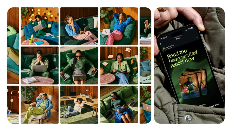 Overcommitted report Superside brand example