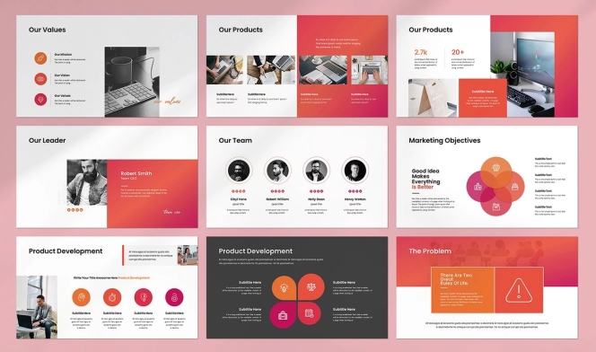 Business Presentation Template example idea