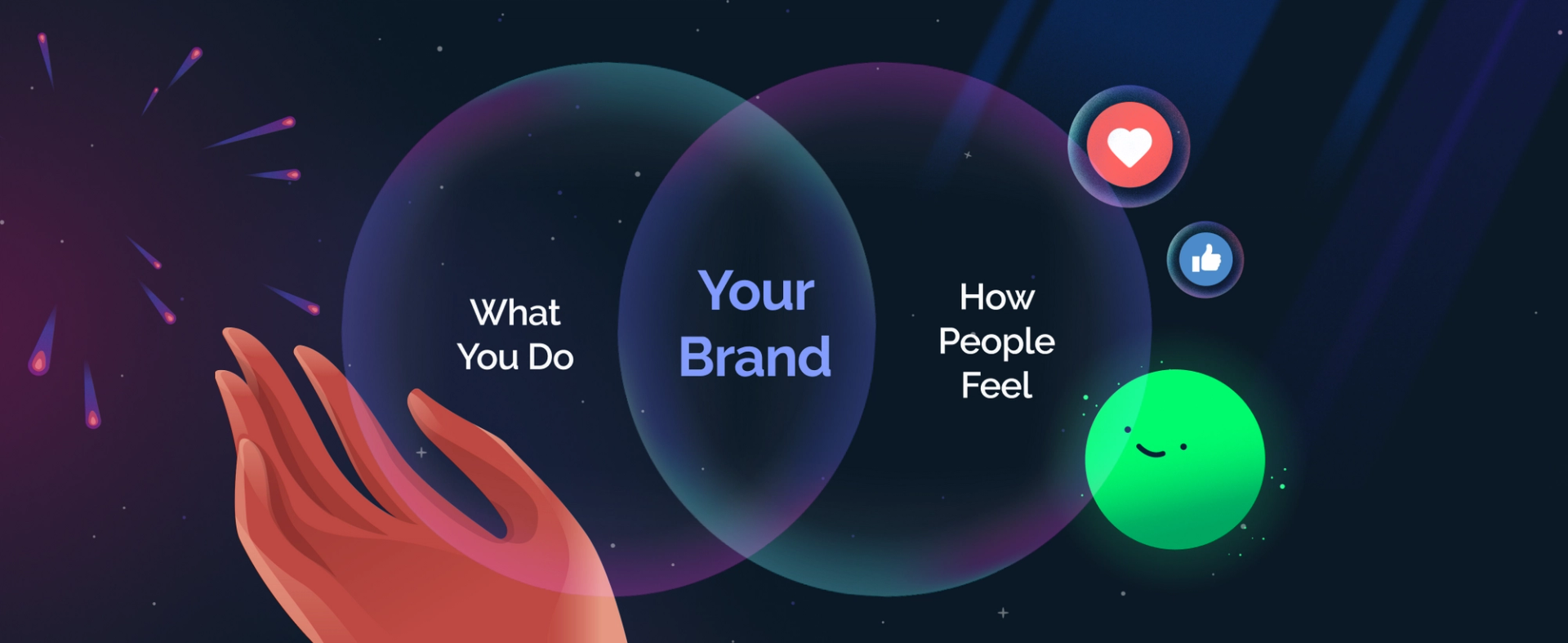 A graphic explaining brand storytelling.