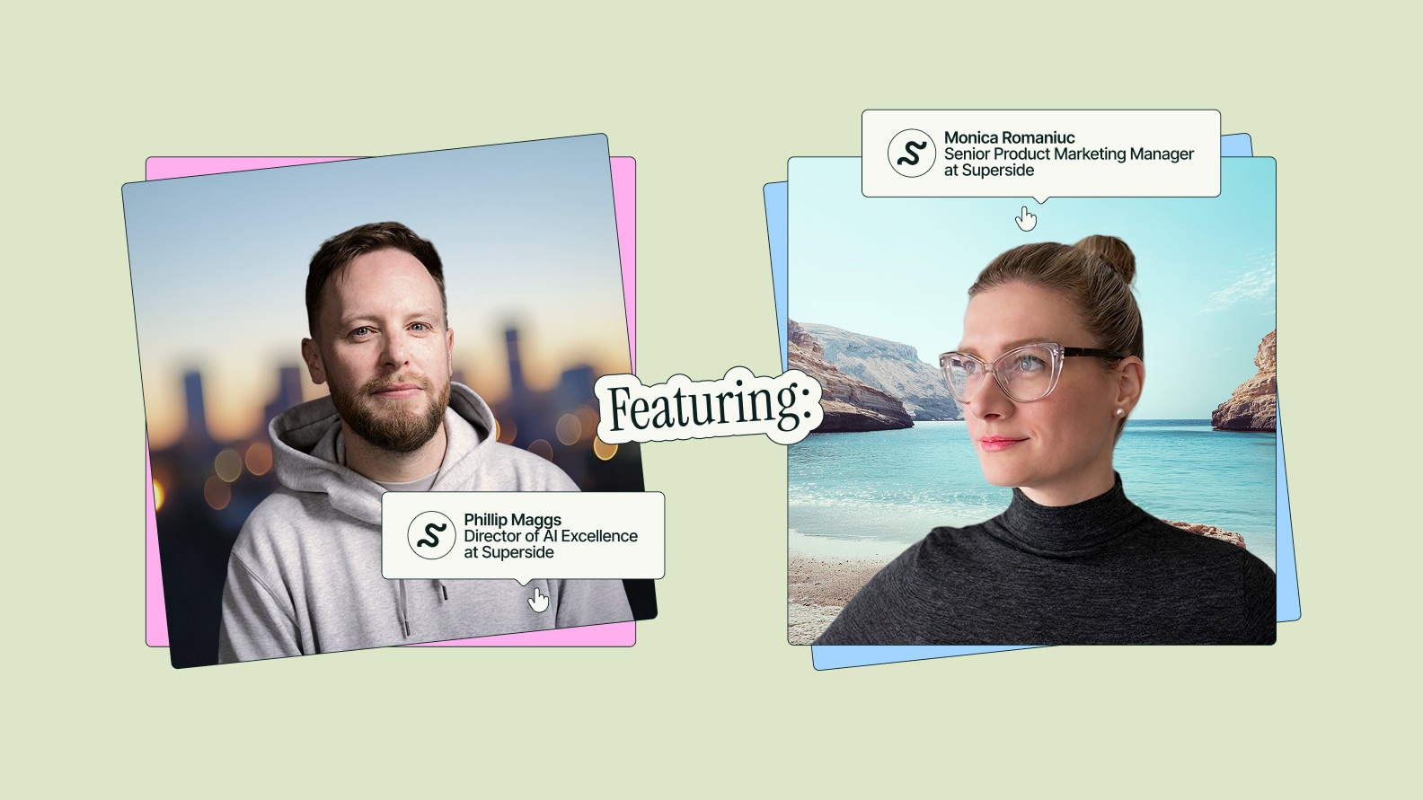 Featuring Superside’s Phillip Maggs, Director of AI Excellence, and Monica Romaniuc, Senior Product Marketing Manager