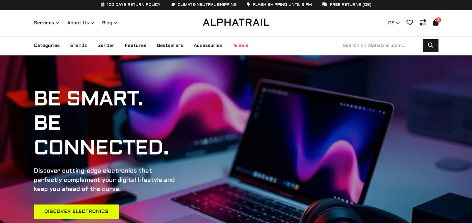 UX Pilot website template
