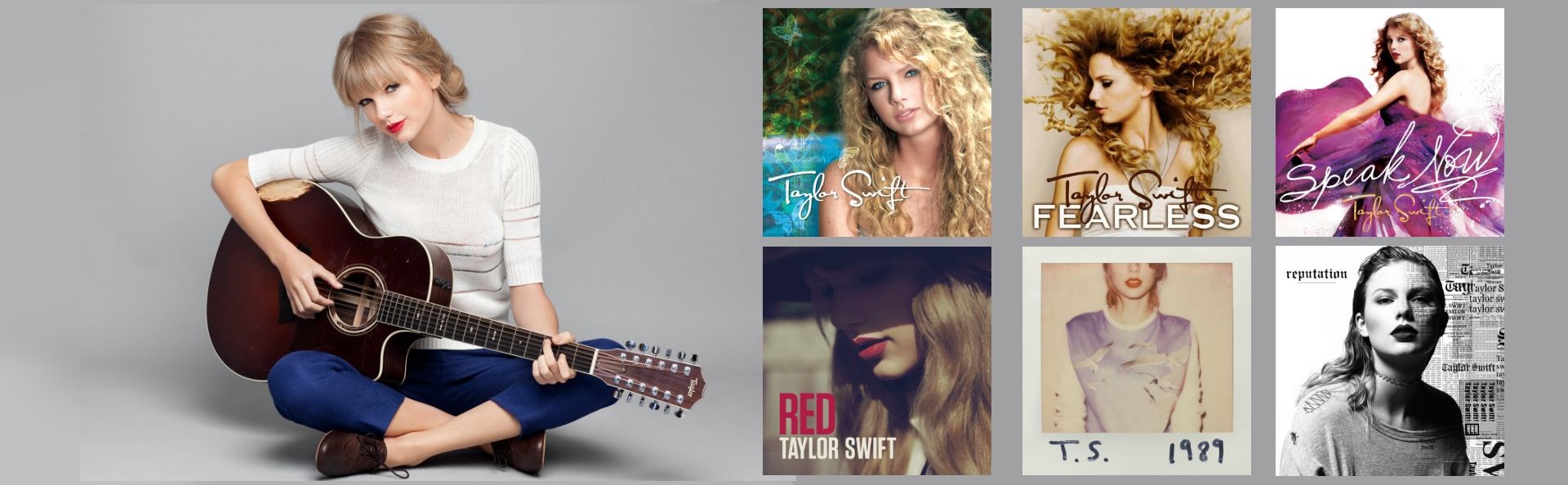 The Evolution of Taylor Swift Album Cover Design