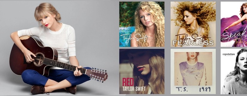 Taylor Swift’s Album Cover Designs