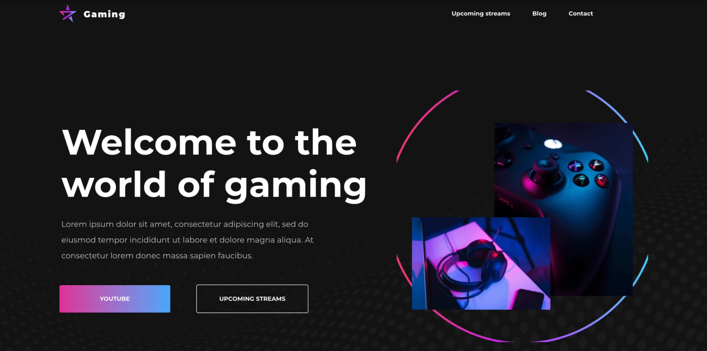 Webwave gaming template