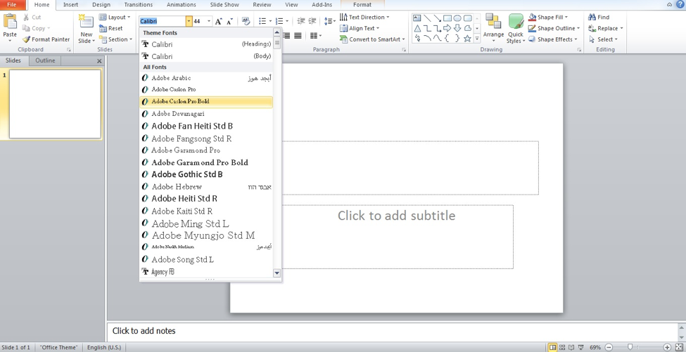 how to embed font in powerpoint mac 2010