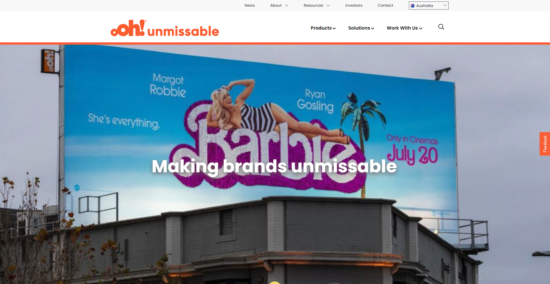 OOh!media agency website