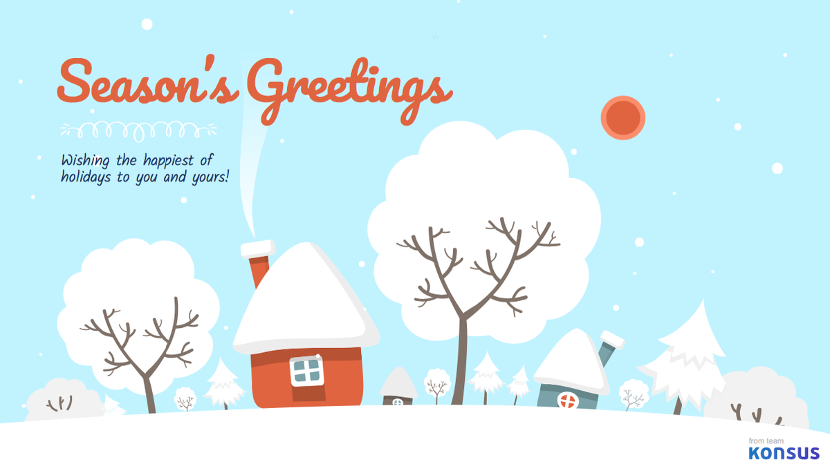 15 Free & Easily Customizable Business Holiday Card Templates 2018