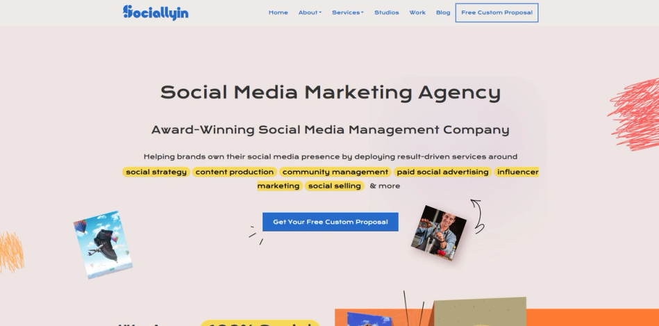 SociallyIn website