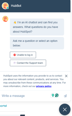 Hubspot's AI Chatbot