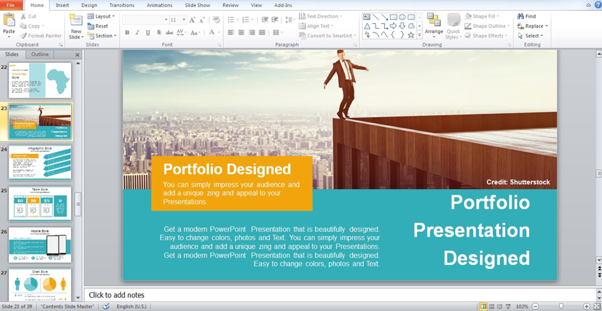 how to give credit in powerpoint presentation