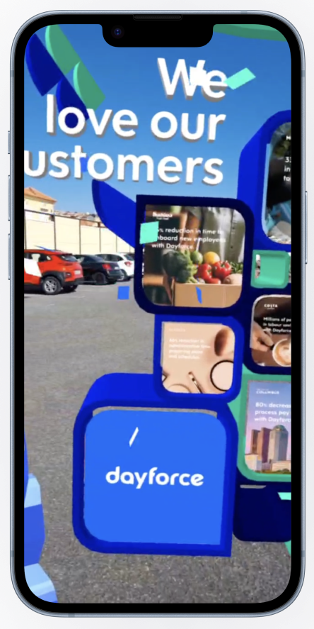 AR Experience - Low Poly Style Brand Example