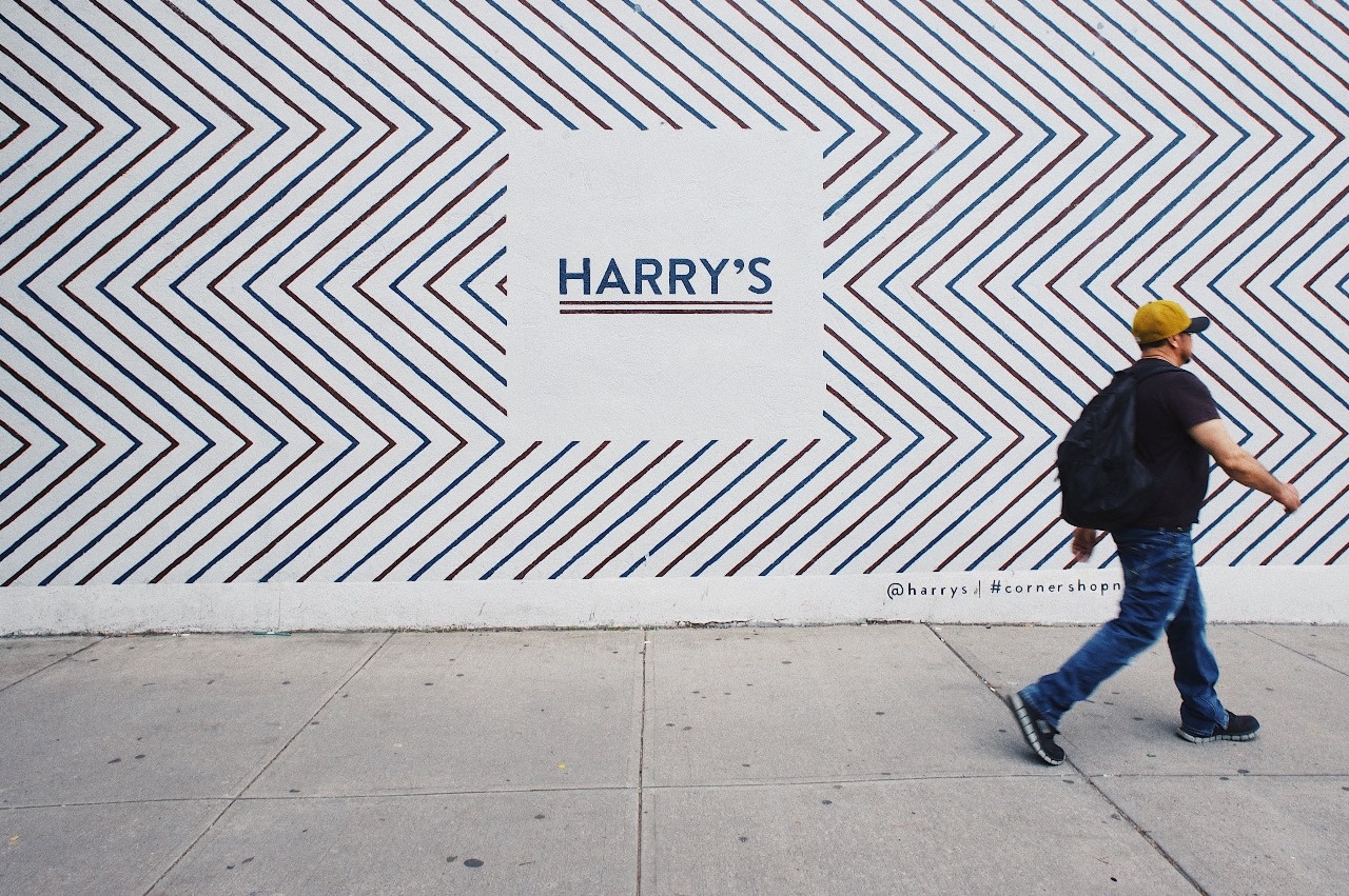 Harry's wall painted