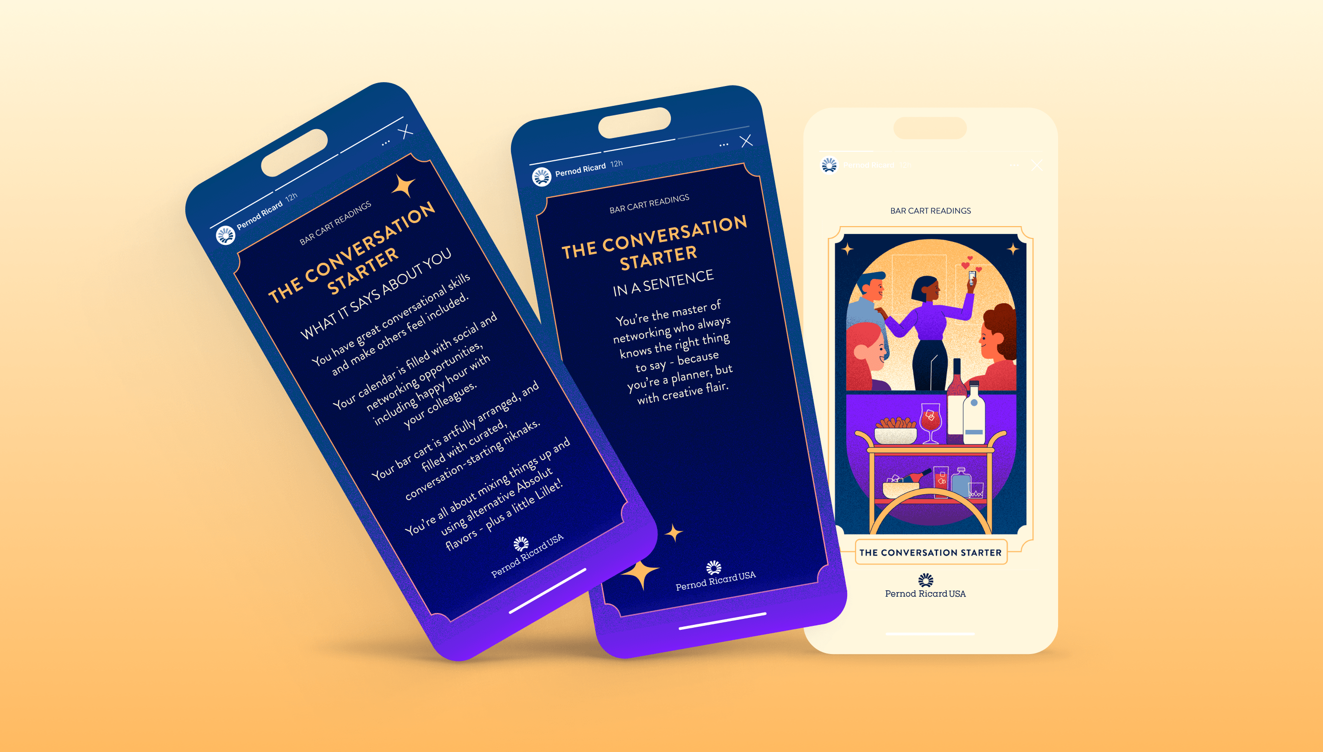 Pernod doing instagram ads with the help of superside