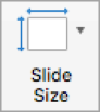 Slide Size button