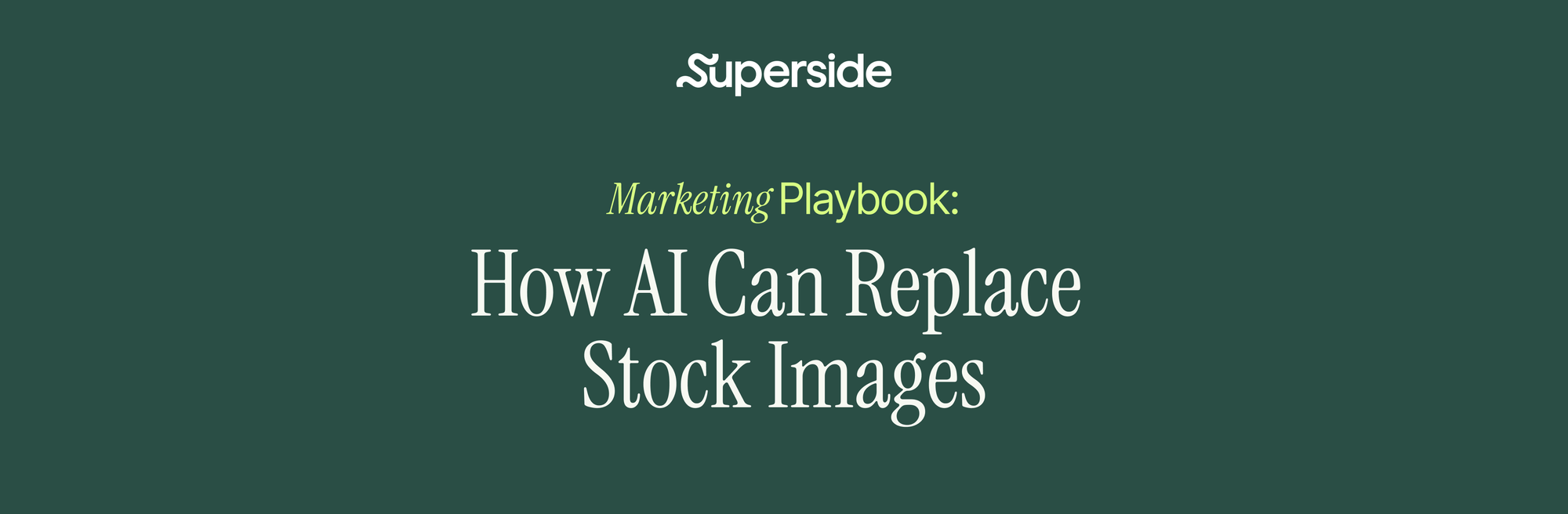 How AI Can Replace Stock Images