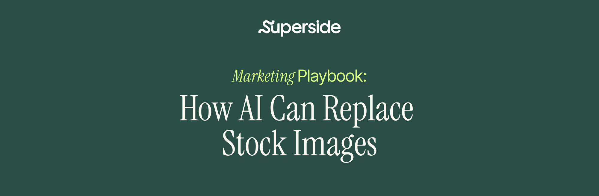 How AI Can Replace Stock Images