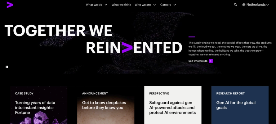 Accenture website