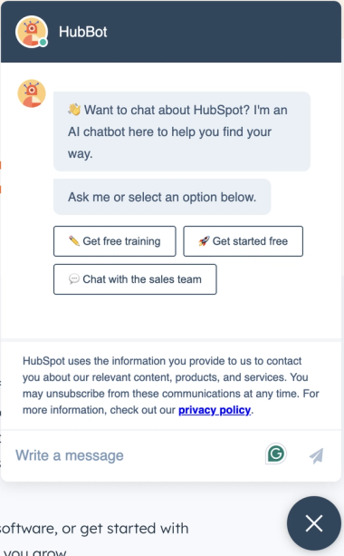 HubSpot Bot