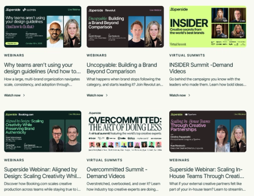 events from superside