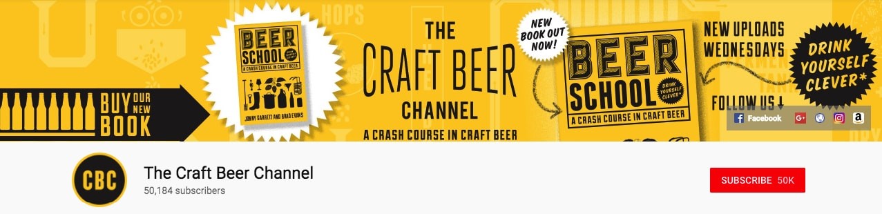 The Craft Beer Youtube banner