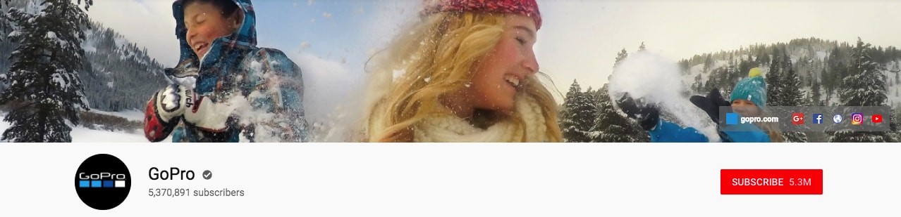 GoPro Youtube banner