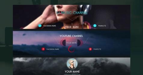 Get Inspired By These 25 Powerful Youtube Banners Free Templates