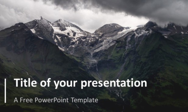 PresentationGo template example