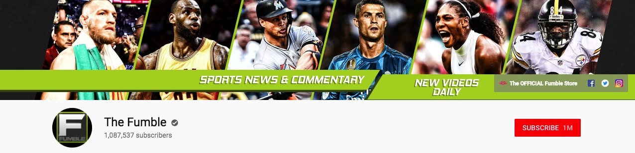 The Fumble Youtube banner