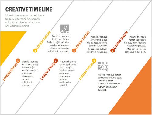 timeline graphic design inspiration