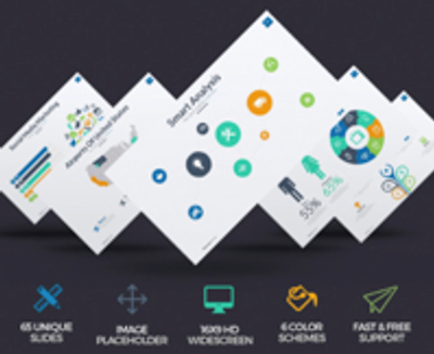 Style: Colorful, flat graphic