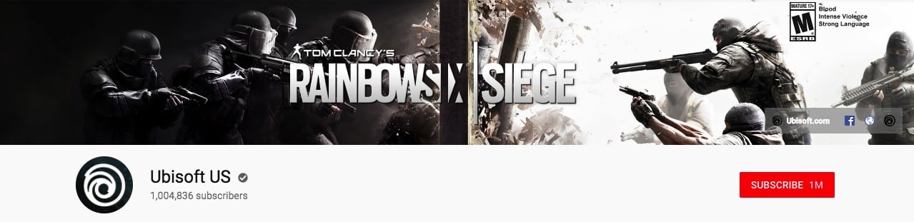 Ubisoft Youtube banner