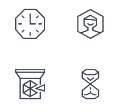 Angular style icons - how cool is that? Make use of this free PowerPoint tool to create modern, minimalist presentations.