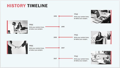History timeline template