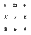 Maki is an icon set created for map designers who have trouble finding such icons online. It is open source with a CCO license, so it’s free for all.